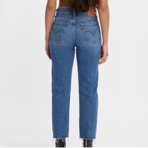 Levi's Wedgie Straight Leg Blue Jeans